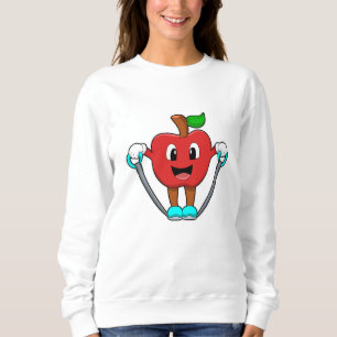 Sweatshirt Pomme en forme avec corde