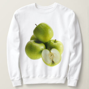 Sweatshirt "Pommes Vertes" Jolie photo. Acheter maintenant