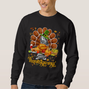 Sweatshirt Pompe de nourriture bon thanksgiving Sibérien Husk