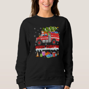 Sweatshirt Pompier Père Noël Sleigh Pompier pompier pompier F