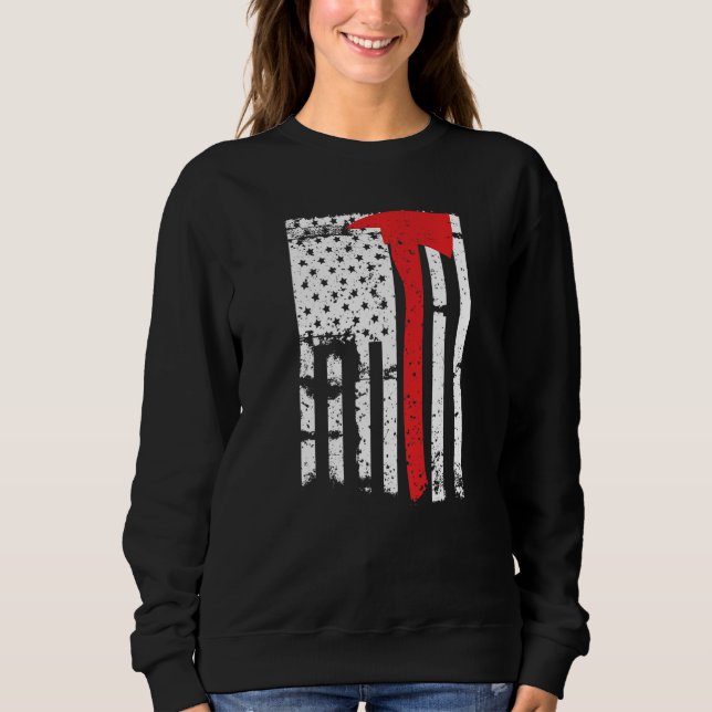 Sweatshirt Pompier Pour Tous Les Héros De Feu Et Fans De Lign (Devant)