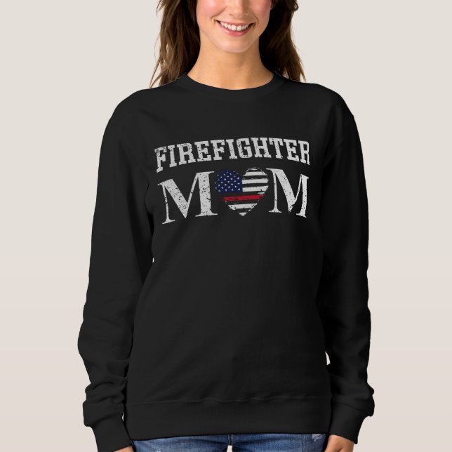 Sweatshirt Pompier pour tous les héros de feu et fans de Red  (Devant)