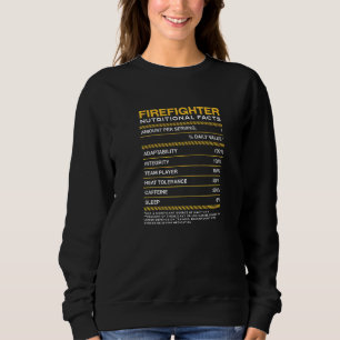 Sweatshirt Pompier Valeur nutritive Feu pompier Maréchal H