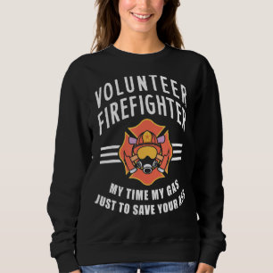 Sweatshirt Pompier Volontaire Conception Pour Pompiers