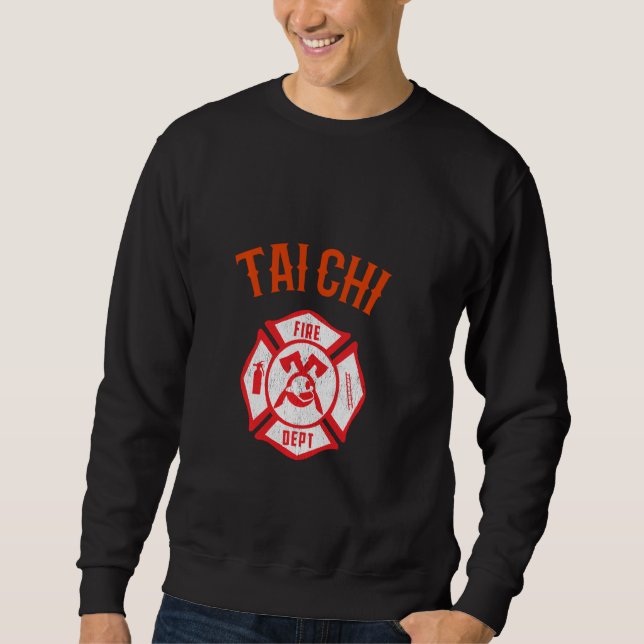 Sweatshirt Pompiers Tai Chi Noël Pour La Première Réponse (Devant)