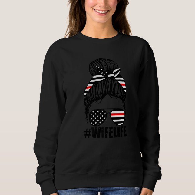 Sweatshirt Pompiers Wifelife Feu   (Devant)