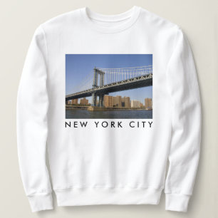 Sweatshirt Pont de Manhattan sur l'East River   New York City