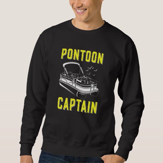 Sweatshirt Pontoon Capitaine Bateaux domestiques (Devant)