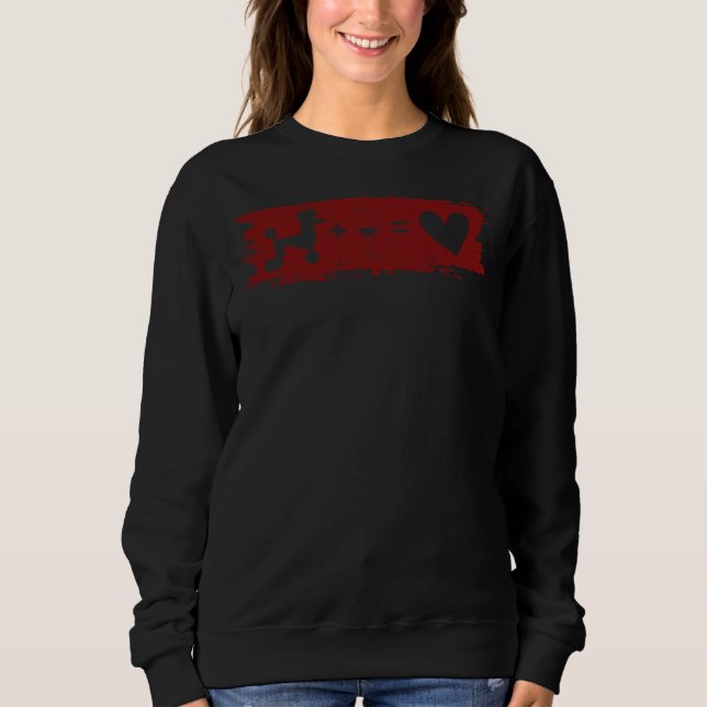 Sweatshirt Poodé Et Vin (Devant)