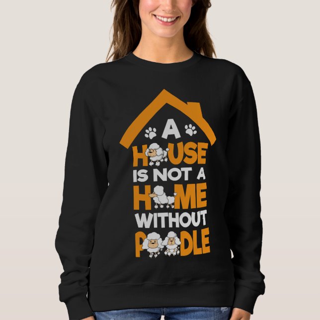 Sweatshirt Poodle Chien maman Walker Chien propriétaire (Devant)