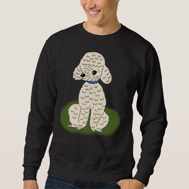 Sweatshirt Poodle de fête (Devant)