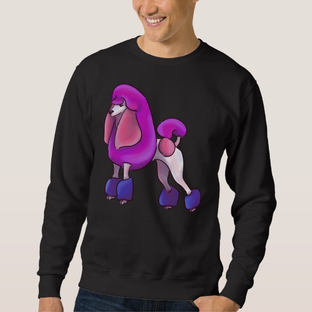 Sweatshirt Poodle Genderfluide (Devant)