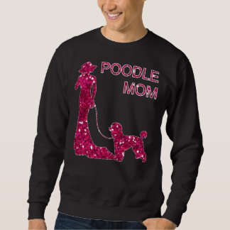 Sweatshirt Poodle Maman Épingle fourrée