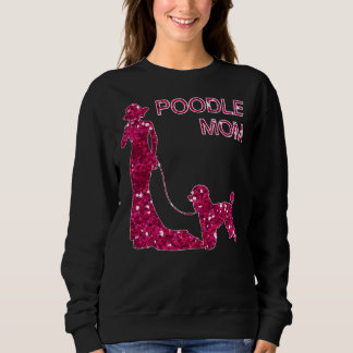 Sweatshirt Poodle Maman Épingle fourrée