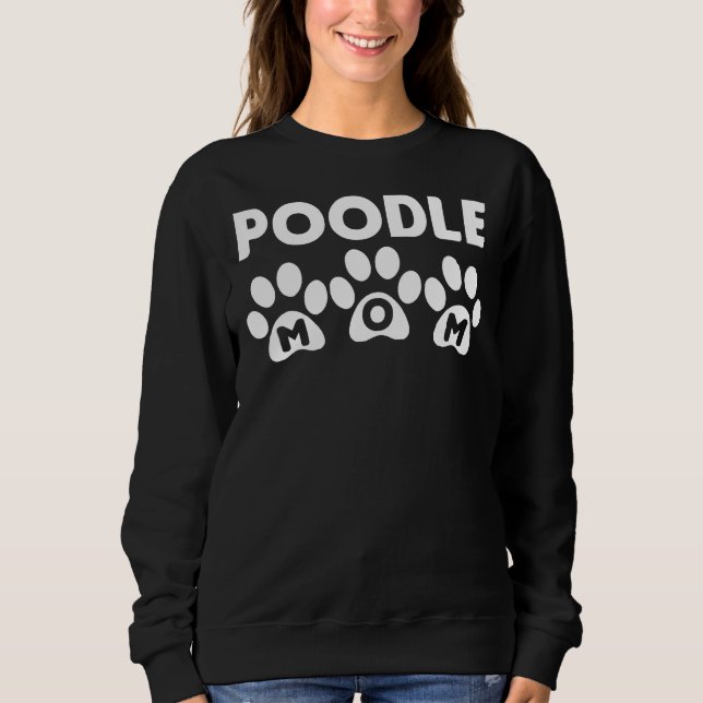 Sweatshirt Poodle Maman Paws (Devant)