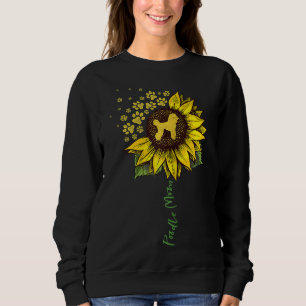 Sweatshirt Poodle Maman Sunflower Poodle Amant Cadeaux Chift 