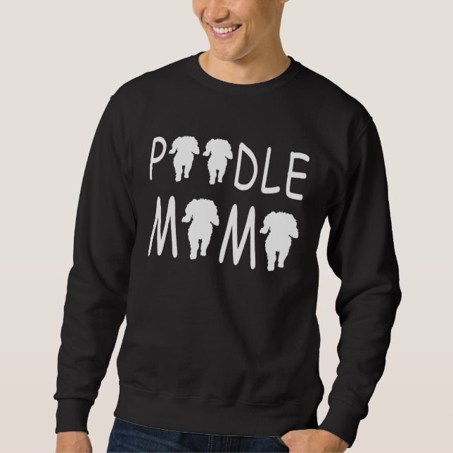 Sweatshirt Poodle Mum  Cute (Devant)