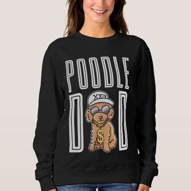 Sweatshirt Poodle Papa (Devant)