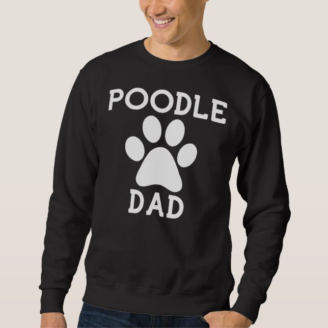 Sweatshirt Poodle Papa Paw (Devant)