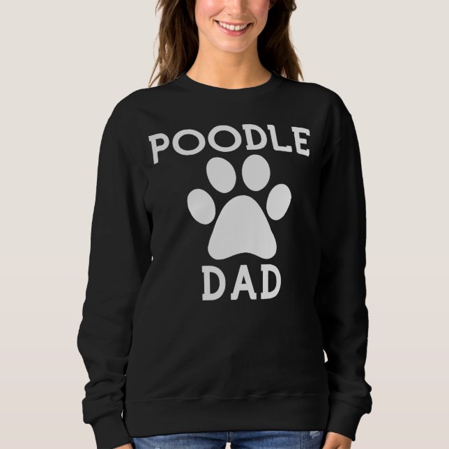 Sweatshirt Poodle Papa Paw (Devant)