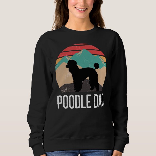 Sweatshirt Poodle Papa T- (Devant)