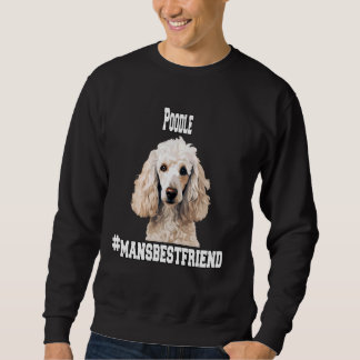 Sweatshirt Poodle Pet Chien Propriétaire Aquarelle Art Design