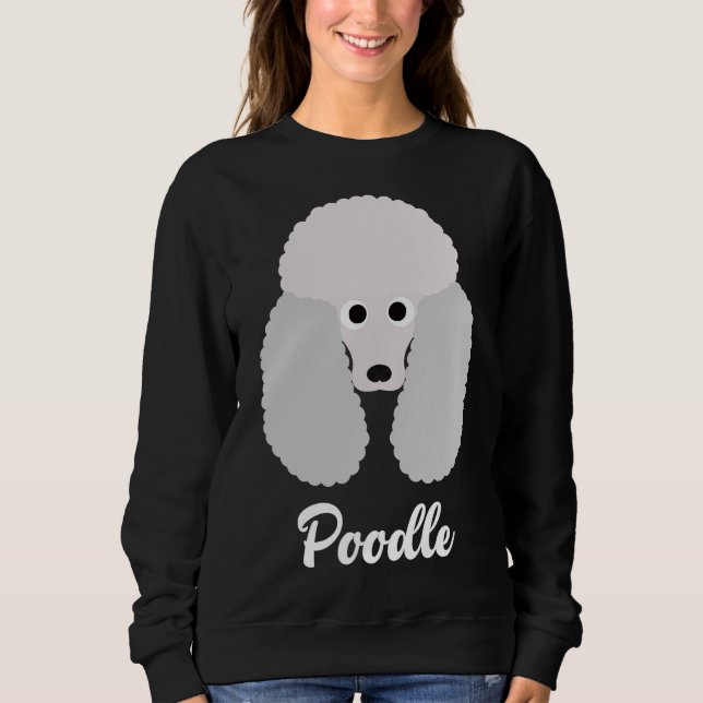 Sweatshirt Poodle standard (Devant)