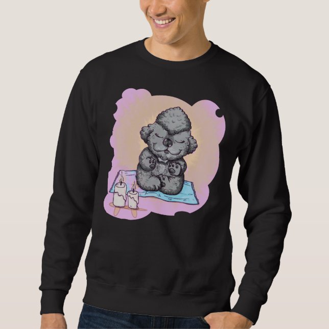 Sweatshirt Poodle Zen (Devant)