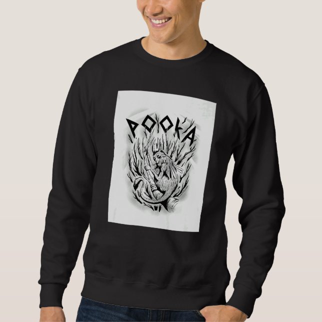 Sweatshirt Pooka mythological scary creature   (Devant)