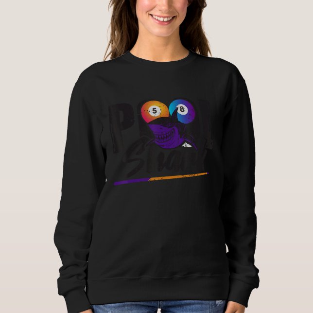 Sweatshirt Pool requin u2013 Snooker Pool Billard (Devant)