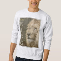 Pop Art Lion Head The King Modern Elegant Mens