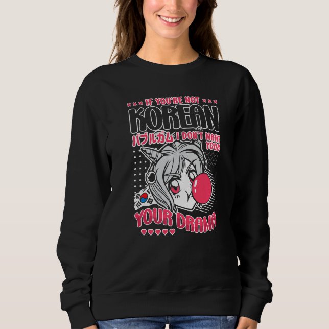 Sweatshirt Pop coréen pour une fan de mode K Pop  1 (Devant)