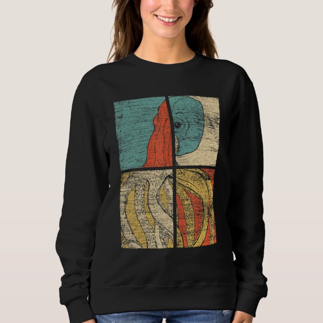 Sweatshirt Pop Squid Octopus (Devant)