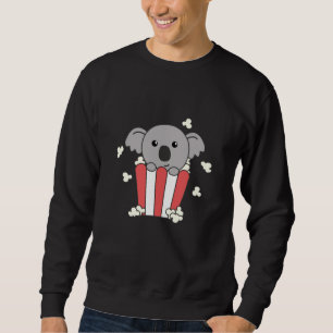 Sweatshirt Popcorn Koala Cute Animaux Pour Les Enfants À Alle