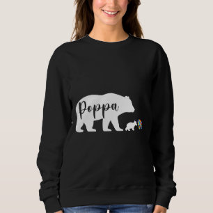 Sweatshirt Poppa Bear Sensibilisation sur l'autisme Amour Sou