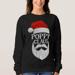 Sweatshirt Poppy Claus Père Noël Famille Correspondant Pyjama