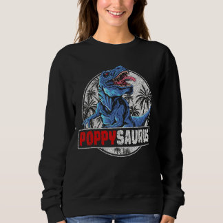 Sweatshirt Poppysaurus Rex Dinosaur Famille Correspondant 1