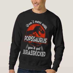 Sweatshirt Pops Dinosaures Papa Fête des pères Rex