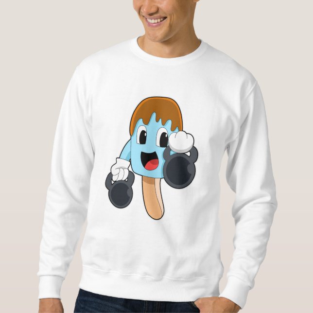 Sweatshirt Popsicle at Strength entraînement avec Dumbbells (Devant)