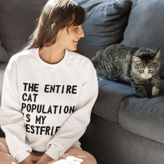Sweatshirt Population de chats - Mon meilleur ami