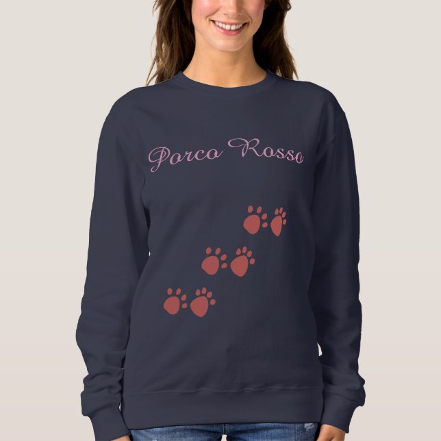Sweatshirt Porco Rosso (Devant)