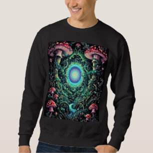 Sweatshirt Portail de la Forêt Cosmique – Voyage au-delà du V