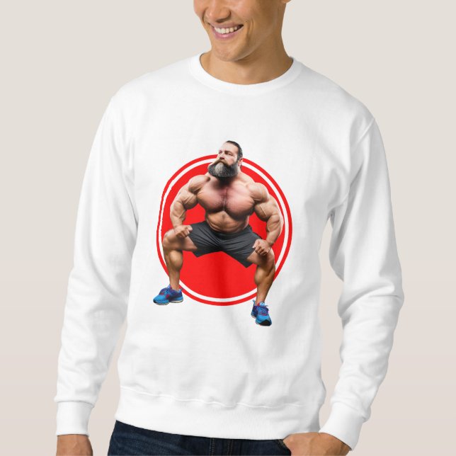 Sweatshirt Porté Musculaire (Devant)