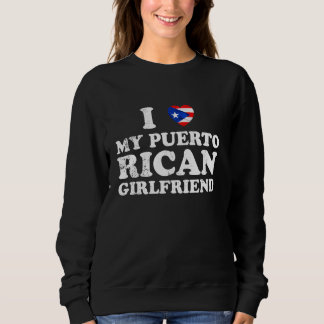 Sweatshirt Porto Rico Drapeaux J'Aime Ma Fille Portoricaine