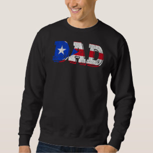 Sweatshirt Porto Rico Flag Fête des pères Pride Puerto Rican