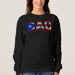 Sweatshirt Porto Rico Flag Fête des pères Pride Puerto Rican