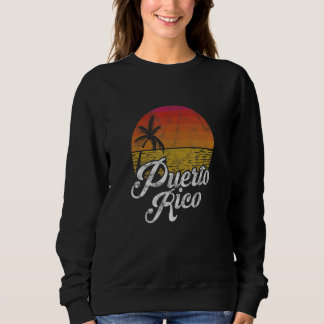 Sweatshirt Porto Rico Sunset Island Beach Vacances été Di