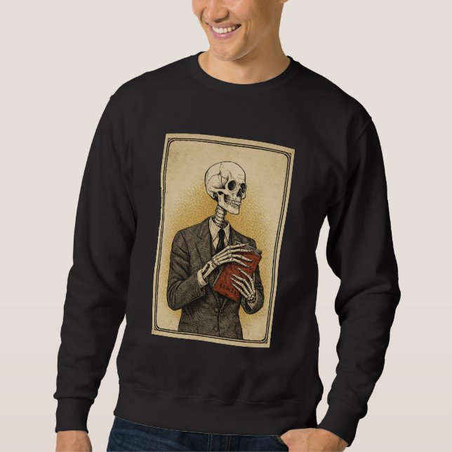 Sweatshirt Portrait de crâne (Devant)