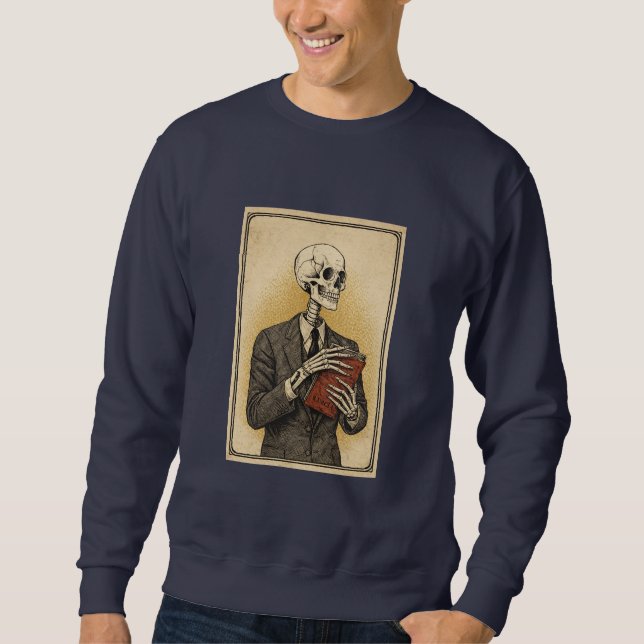 Sweatshirt Portrait de crâne (Devant)
