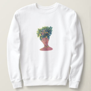 Sweatshirt portrait femme mignon